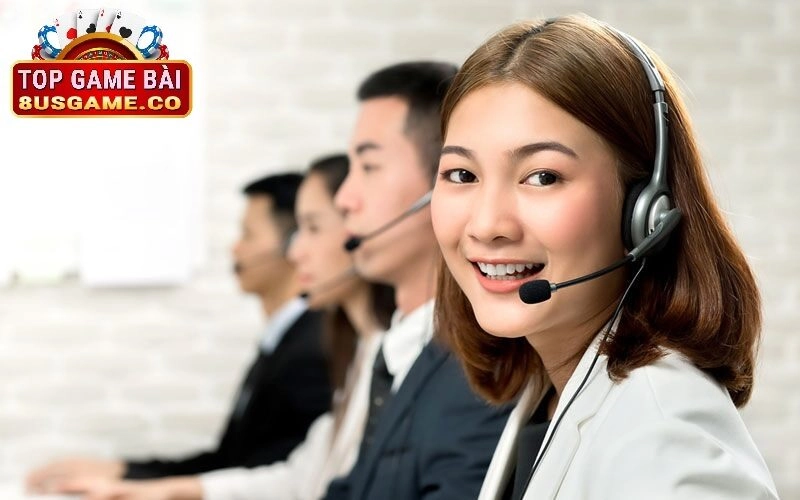 Đội ngũ hỗ trợ chuyên nghiệp 8US luôn sẵn sàng hỗ trợ người chơi